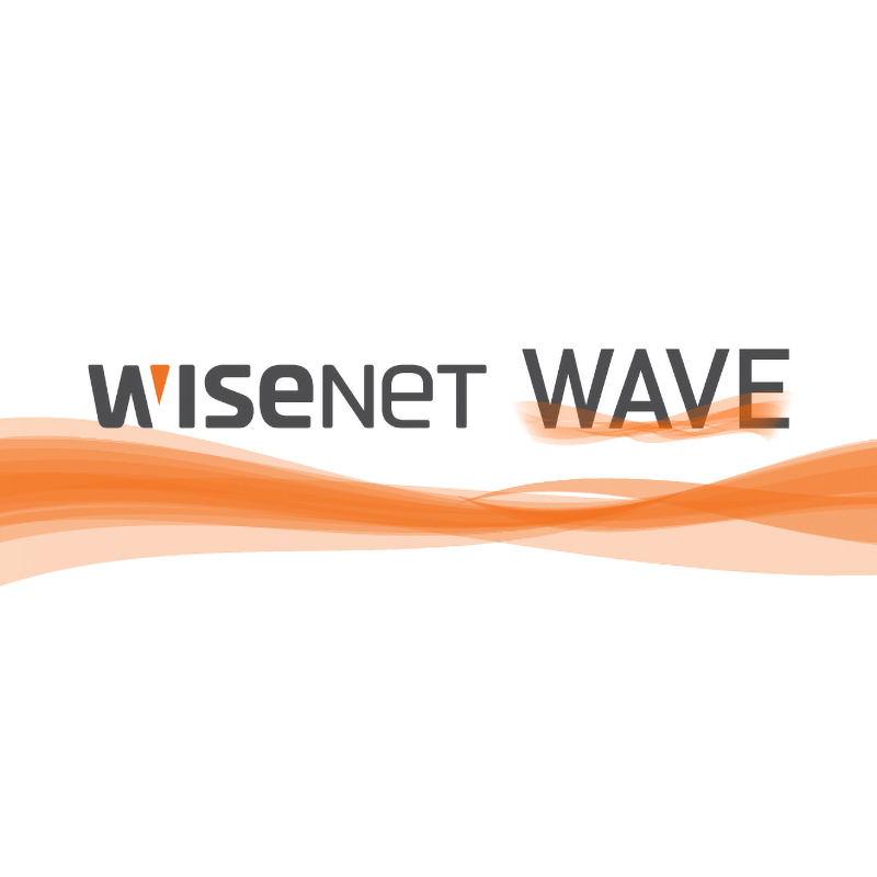 Visuel pour le logiciel de surveillance Wisenet Wave développé par Hanwha Techwin, une marque partenaire et distribuée par SIPPRO Solutions IP Protection, distributeurs de solutions de sûreté et de sécurité pour les professionnels.